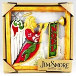 Jim Shore/heartwood Creek Noel Angel Blowing Trumpet Christmas Plaque 2022. Fixed Price $34.99.