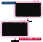 Pack Cute Computer Monitor Cover, 23''-26'' Elastic Dust With Bo. Fixed Price $22.41.