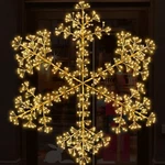 59" Led Snowflake Christmas Lights - Warm White Outdoor Holiday Decoration. Fixed Price $166.99.