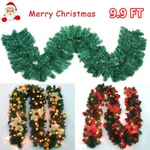 9FT Artificial Christmas Garland Led Light Rattan Wreath Home Decor. Fixed Price $22.79.