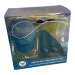 Kurt Adler - U.s. Navy Christmas Ornament Cap And Boots Set. Fixed Price $5.95.