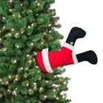 Mr. Christmas Indoor Animated Kickers Santa Cor, 16-INCH, Red. Fixed Price $84.34.