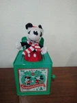 Gemmy Disney Mickey Mouse Santa Christmas Jack-in-the-box. Fixed Price $29.99.