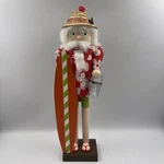 Christmas Santa Nutcracker Surfer Surfboard Hawaii 15 Holiday Mantle Decor. Fixed Price $19.87.