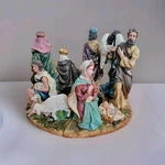 Christian Advent Wreath Holy Family Nativity Candle Holder Bethlehem Christmas. Fixed Price $29.50.