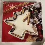 Vtg Candy Dish Christmas Shine Metallic Gold Tree Plate Studio Nova KT300/500. Fixed Price $6.17.