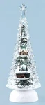 Roman 11.5" Icy Crystal Led B/o Rotating Musical Train Christmas Tree Decor. Fixed Price $112.49.