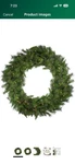 Northlight 60" Led Canyon Pine Artificial Christmas Wreath Clear Lights. Fixed Price $320.00.
