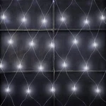 Woohaha Outdoor Christmas Net Lights, 9.8FTX6.6FT 192 Led Plug-in Cool White. Fixed Price $33.99.