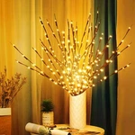 3 Pack Twig Lights Prelit Branches Usb Plug In With 60 Led Bul. Fixed Price $15.39.