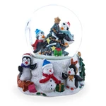 Penguins' Festive Tree Celebration Snow Water Globe. Fixed Price $9.71.