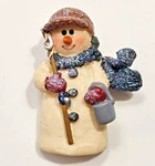 Snowman Brooch Pin Resin Glitter Hat Scarf Holiday Christmas Winter Festive. Fixed Price $7.45.