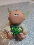 Russ 2001 Angel Cheeks Guardian Christmas Tree Figurine Kurts Kritters. Fixed Price $13.99.