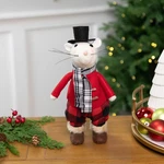 Northlight Standing Winter Mouse Christmas Tabletop Figurine - 11" Red. Fixed Price $30.23.