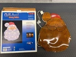 Chill Outs! 15" Lighted Santa Claus Christmas Window Silhouette Decoration. Fixed Price $20.00.