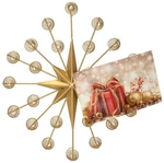 Red Co. 15 Decorative Metal Northern Star Wall Display Christmas Card &. Fixed Price $38.99.