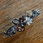 Boutique Rhinestone & Crystal Flower Hair Clip Fairy-tale Charm Classic Elegance. Fixed Price $22.50.
