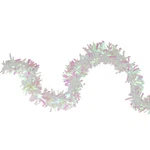 Northlight 50' White Iridescent Wide Cut Christmas Tinsel Garland - Unlit. Fixed Price $25.19.