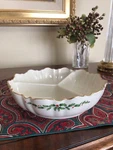 Lenox Holiday Christmas Divided Condiment Candy Serving Dish Bowl / Nwt. Fixed Price $22.00.
