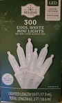 Holiday Time 300 Ct Cool White Led Mini Christmas Lights Wire, 61.3'. Fixed Price $23.98.