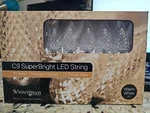 Wintergreen Lighting 20349 25-LIGHT Led Warm White Christmas 17FT String. Fixed Price $24.99.