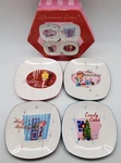 Sakura Christmas Cuties 4 Fab Dessert Plates Excellent Used Condition. Fixed Price $29.99.