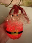 Fun Vintage Light Up Santa Claus Christmas Tree Ornament. Fixed Price $7.00.