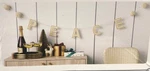 Wondershop Target Peace Banner Garland Sign White Gold Beads 6' Christmas. Fixed Price $9.99.