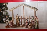 Ashland Classic Ceramic Nativity Set 11 Pieces Mary Joseph Jesus New. Fixed Price $31.99.