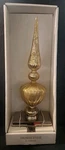 Dillards Southern Living Mercury Glass Finial Stocking Holder Gold Tone Nib. Fixed Price $38.00.