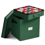 Zober Christmas Storage Box, Stores 64 Ornaments, Non-woven, Tear-proof. Fixed Price $55.61.