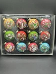 Kurt Adler Glass Ball Christmas Ornaments, Days Of (12-PIECE) 2.5". Fixed Price $49.99.