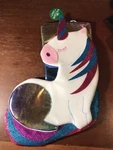 Unicorn Stocking Magical Holiday Season New /w Tags 16" Kurt S. Adler Designs. Fixed Price $12.00.