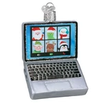 Old World Christmas Virtual Friends Blown Glass Ornament. Fixed Price $29.99.