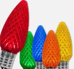(X608) Christmas Bulbs, Multicolor C9 Led, Wintergreen Lighting Opticore. Fixed Price $960.00.