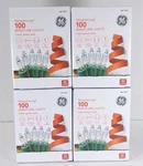 Ge String Long 100 Count In/outdoor Mini Clear White Light Green Wire 4-PK. Fixed Price $24.00.