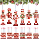 36 Pieces Christmas Nutcrackers Decorations Ornaments Multi Color. Fixed Price $14.76.