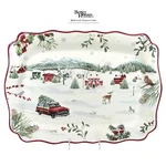 Better Homes & Gardens Winter Forest - Station Wagon Woody 19" Platter Heritage. Fixed Price $79.95.