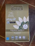 Celebrations Warm White Faceted Led C9 25CT (2 Boxes) Stay-lit. Fixed Price $24.99.