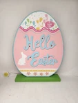 Lighted Easter Egg Display Table Top Lamp Spring Festive Holiday Decor. Fixed Price $24.99.