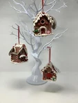 3-PACK Kurt S. Adler D2881 Holiday Gingerbread House Christmas Ornaments Led. Fixed Price $24.99.
