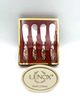 Lenox Holiday Nouveau Gold - Cheese Spreaders 5 1/2", Set Of 4. Fixed Price $31.99.