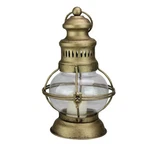 Raz 10 Golden Antique Style Weathered Glass Christmas Candle Lantern. Fixed Price $55.43.