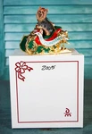 Danbury Mint Ornament 2005 Santa's Helper Yorkshire Terrier Sleigh W/box Yorkie. Fixed Price $19.95.