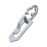 Dyno 73024-25COSCC Clay Tile Roof Clips For Holiday Lights, 25-PK. Quantity 12. Fixed Price $19.58.