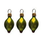 Green Gooseberries Polish Glass Christmas Tree Ornament Set Of 3 Fruit Food. Fixed Price $22.98.