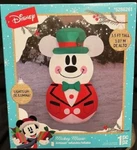 Disney Airblown Inflatable Mickey Mouse Christmas Snowman - Gemmy New. Fixed Price $32.99.