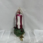 Purple White Clip-on Candle Ornament. Fixed Price $11.22.