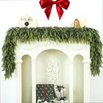 9FT 1PCS Christmas Cedar Garland Artificial Realistic Soft Thick Green Faux L.... Fixed Price $100.69.