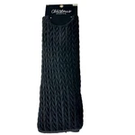 The Christmas Shoppe Black Plush Tree Skirt 48 Inch Chevron Braid Pattern. Fixed Price $44.90.